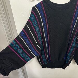 ‼️VINTAGE grandpa sweater Bay point threads ||SIZE LG